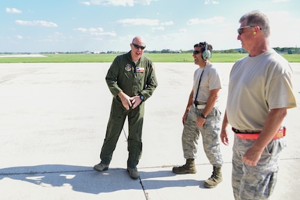 Members from the 502nd Logistics Readiness Squadron and the 433rd Airlift Wing load pallets containing medical supplies and equipment