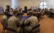 Service members attend a lunch and enrichment panel to talk about social and spiritual resiliency Aug. 17, 2017, at Incirlik Air Base, Turkey. The lunch and enrichment forum focused on how practicing different belief systems can strengthen one’s resilience. (U.S. Air Force photo by Senior Airman Jasmonet D. Jackson)