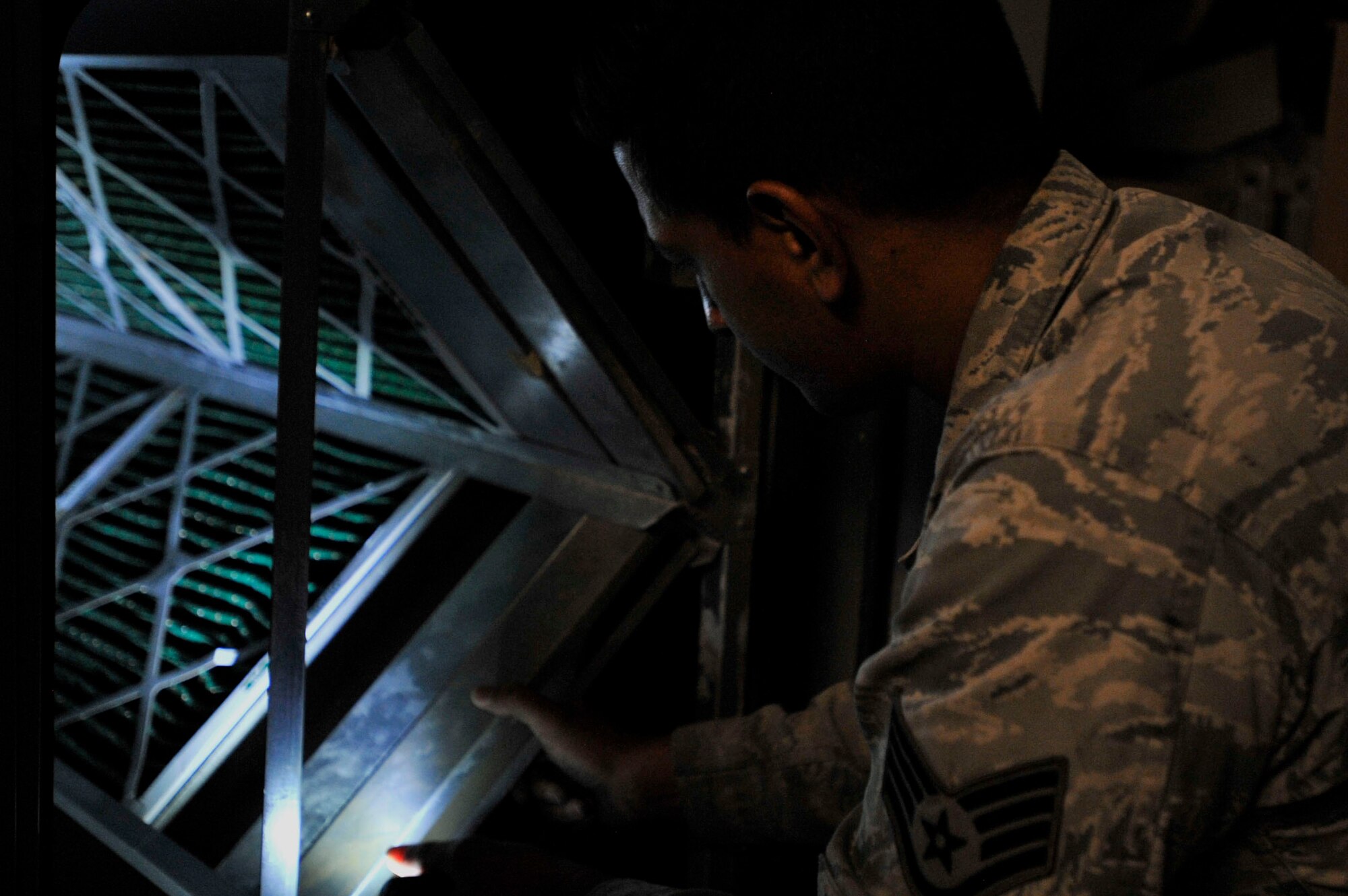 HVAC Airmen solve maintenance problems through use of wiring, schematic drawings and analyzing construction.