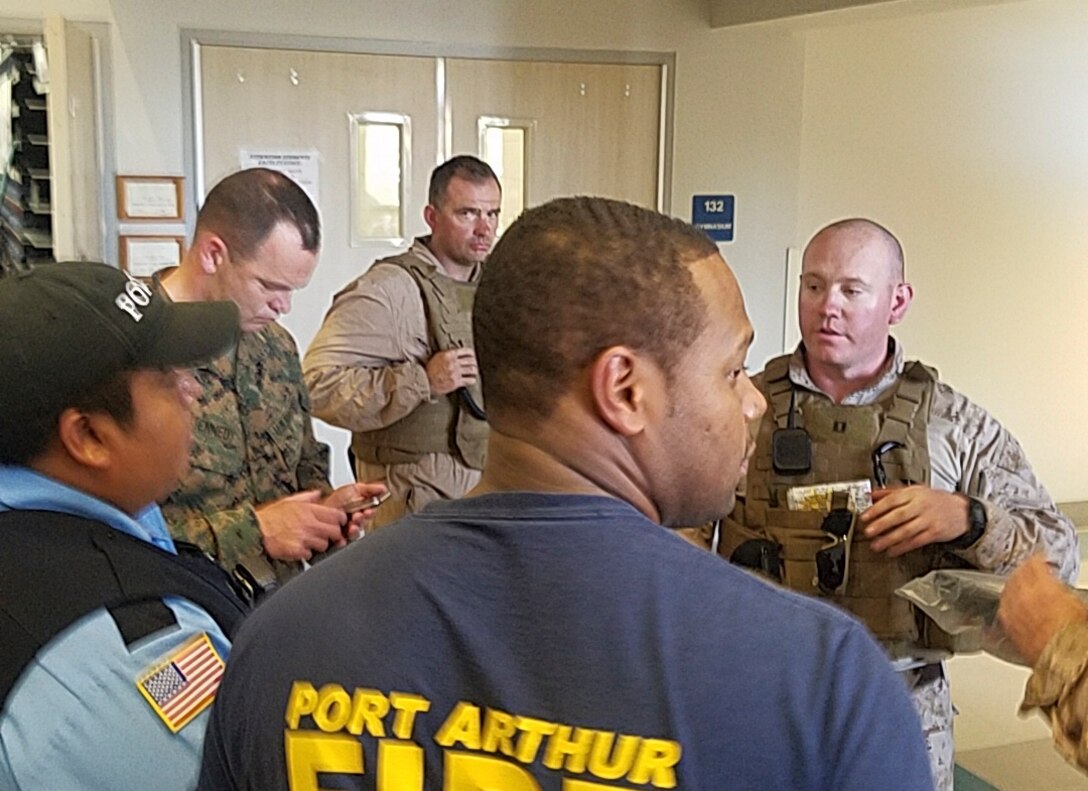 Marines use amphibious capabilities to rescue and assist Hurricane Harvey victims