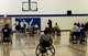 Participants of the Air force Wounded Warrior Program, play wheelchair basketball during the 2017 Joint Adaptive Sports Camp Aug. 29, 2017, at Joint Base Lewis-McChord, Wash.