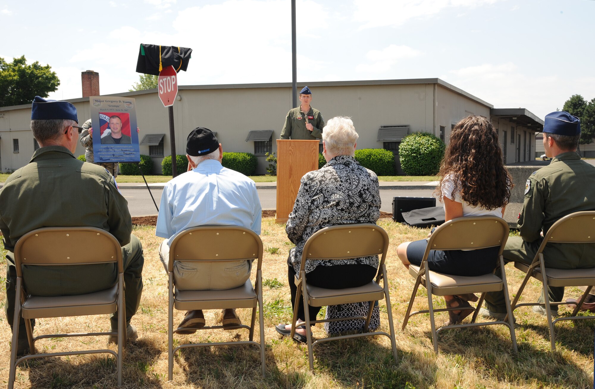 Street dedication ceremony