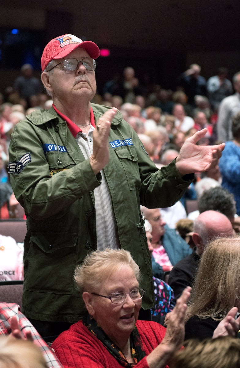 Honoring veterans is one of the most important components of the Bands mission. (U.S. Air Force photo/Chief Master Sgt. Bob Kamholz)