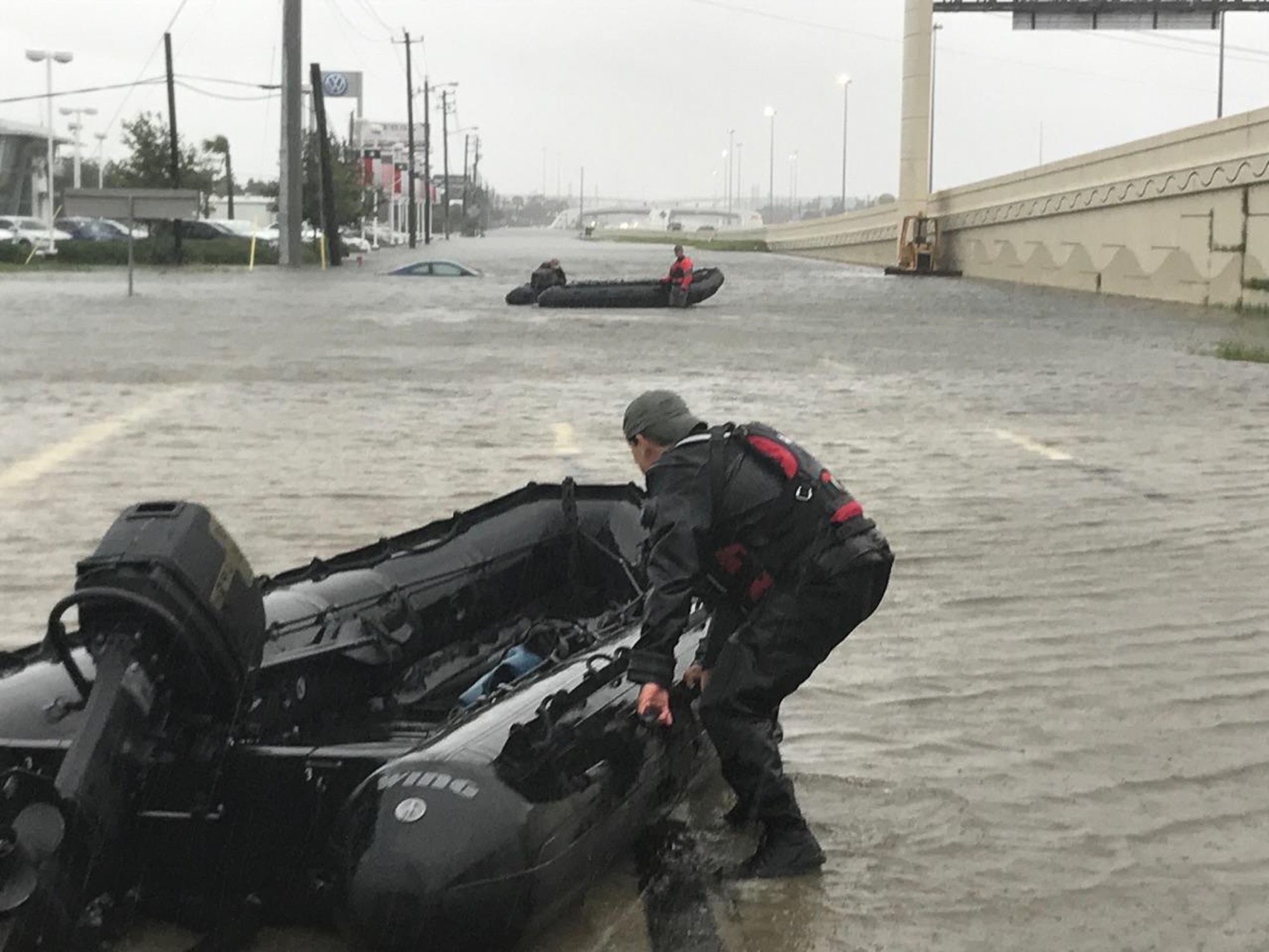 Kentucky Air Guardsmen conduct Hurricane Harvey rescue operations in Texas