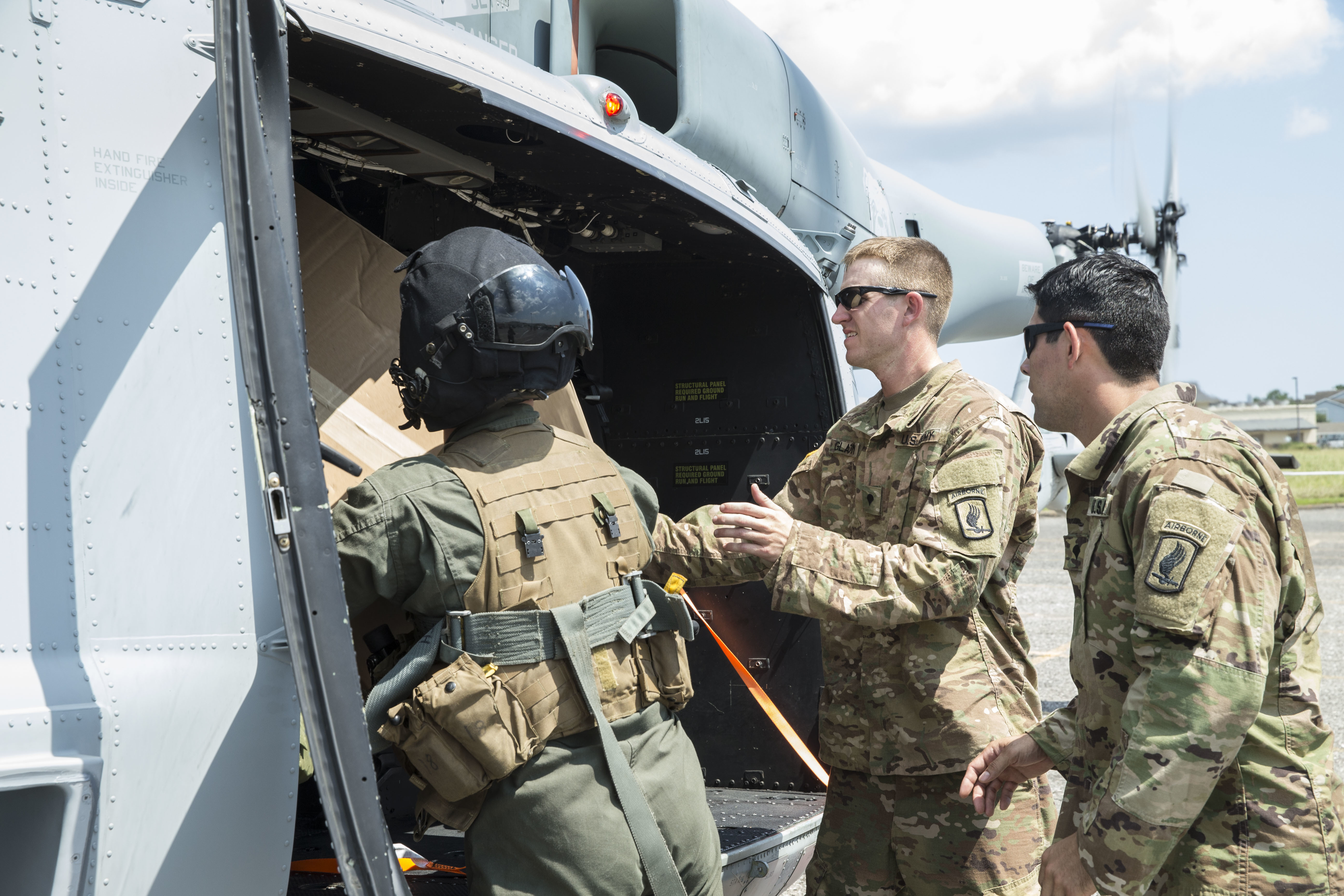 Marines with Marine Forces Reserve conduct an aerial resupply in