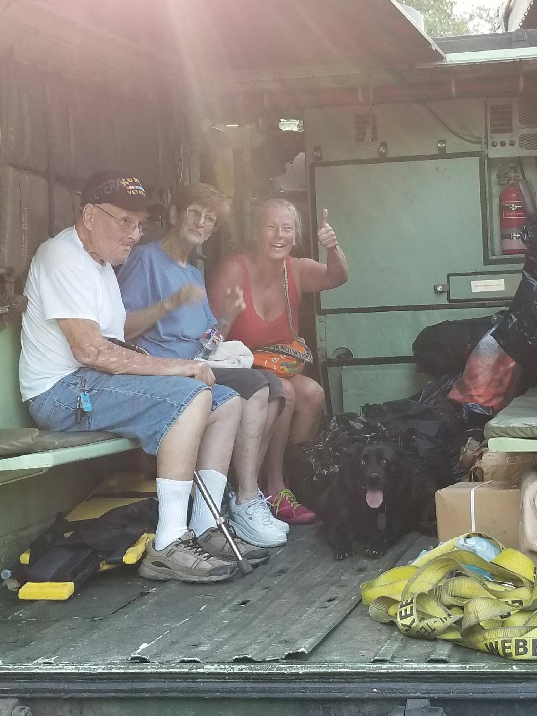 Marines and Sailors with 4th Assault Amphibian Battalion, 4th Marine Division, Marine Forces Reserve are supporting flood recovery operations throughout Texas during Hurricane Harvey, Sept. 1, 2017.  With approximately 60 Marines and 10 Amphibious Assault Vehicles, the unit has successfully executed 3 civilian medical evacuations, 102 civilian rescues, searched 200 homes, and delivered supplies to 300 students stranded at a local university.