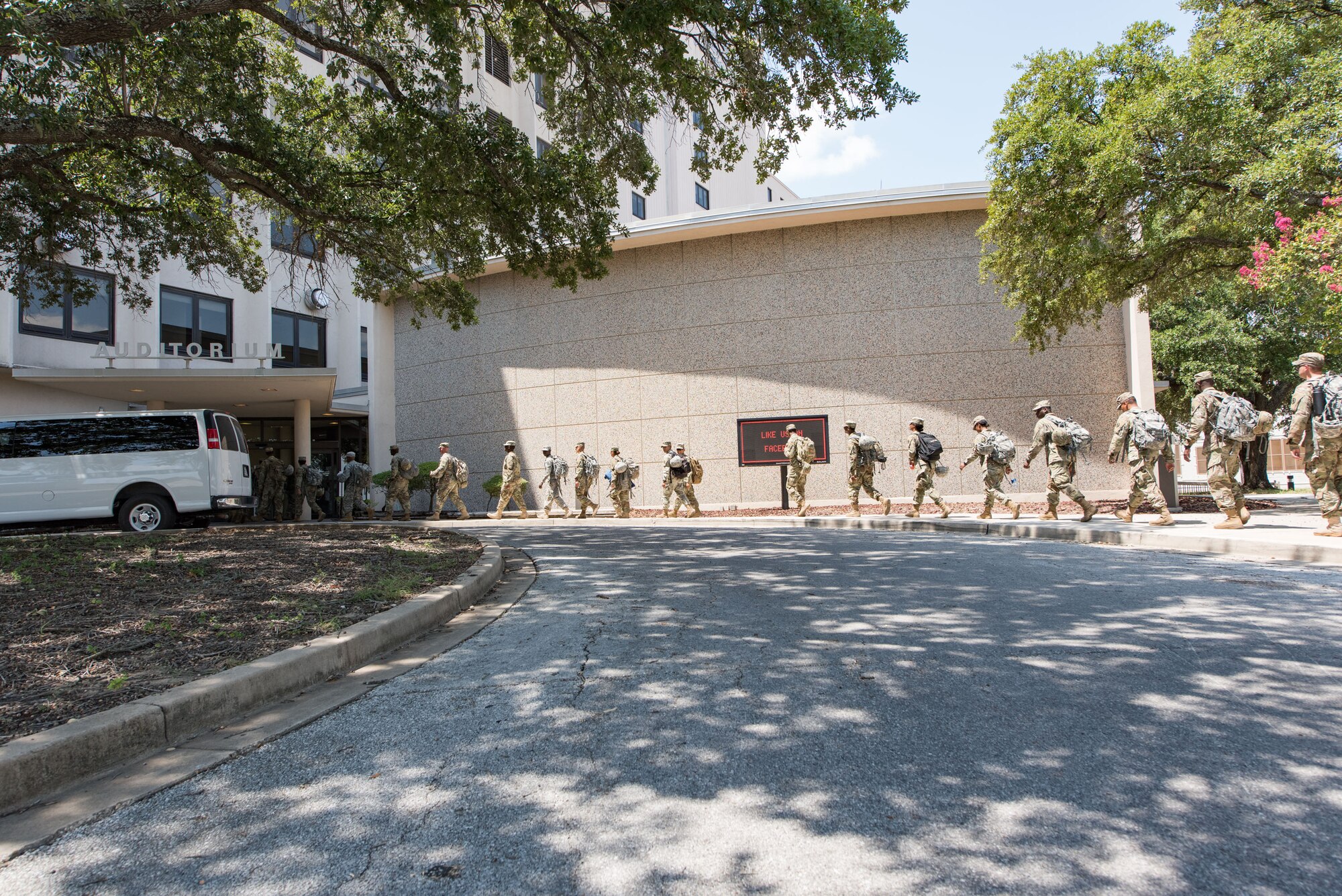 502nd Logistical Readiness Squadron and 59th Medical Wing Airmen transport military personnel Sept. 2, 2017, at Joint Base San Antonio-Lackland, Texas.