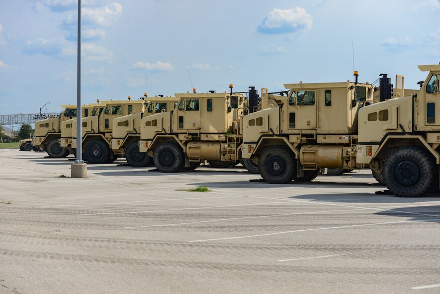 502nd Logistical Readiness Squadron and 59th Medical Wing Airmen transport military personnel Sept. 2, 2017, at Joint Base San Antonio-Lackland, Texas.