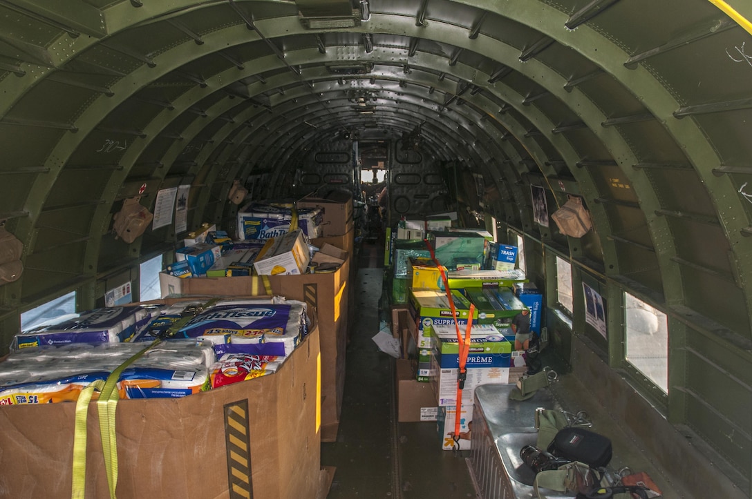 Commemorative Air Force delivers supplies to Conroe