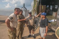 Commemorative Air Force delivers supplies to Conroe