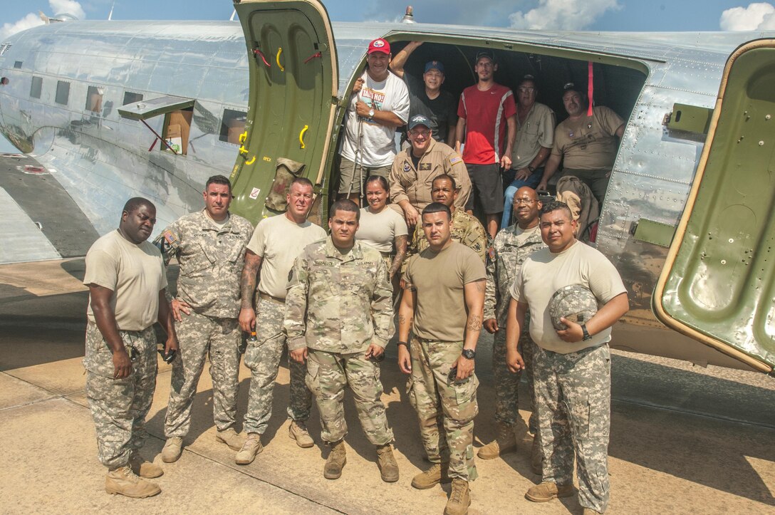 Commemorative Air Force delivers supplies to Conroe