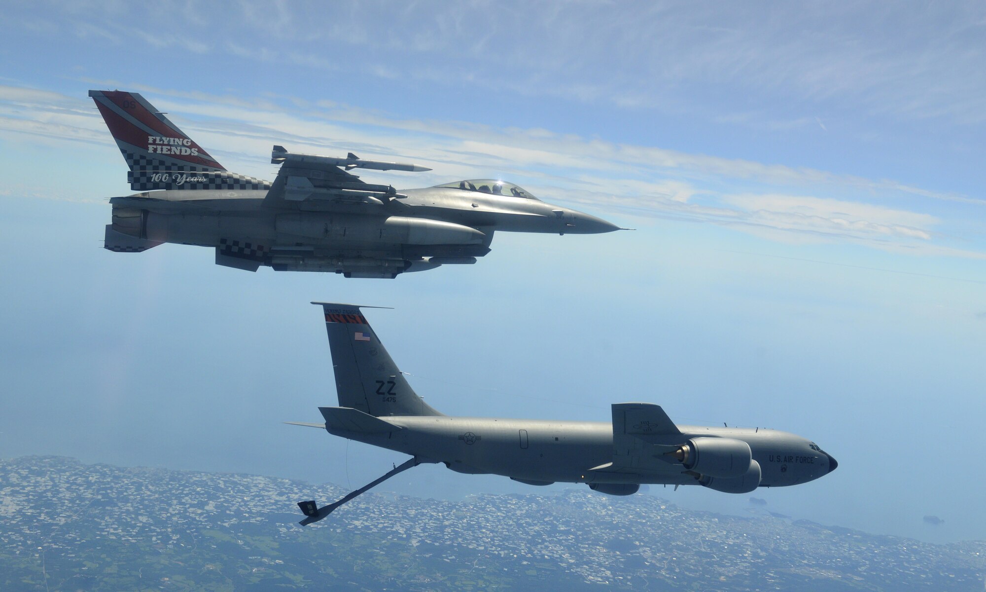 U.S. Air Force, U. S. Marine Corps, Japan Air Defense Force and Republic of Korea Air Force conduct show of force