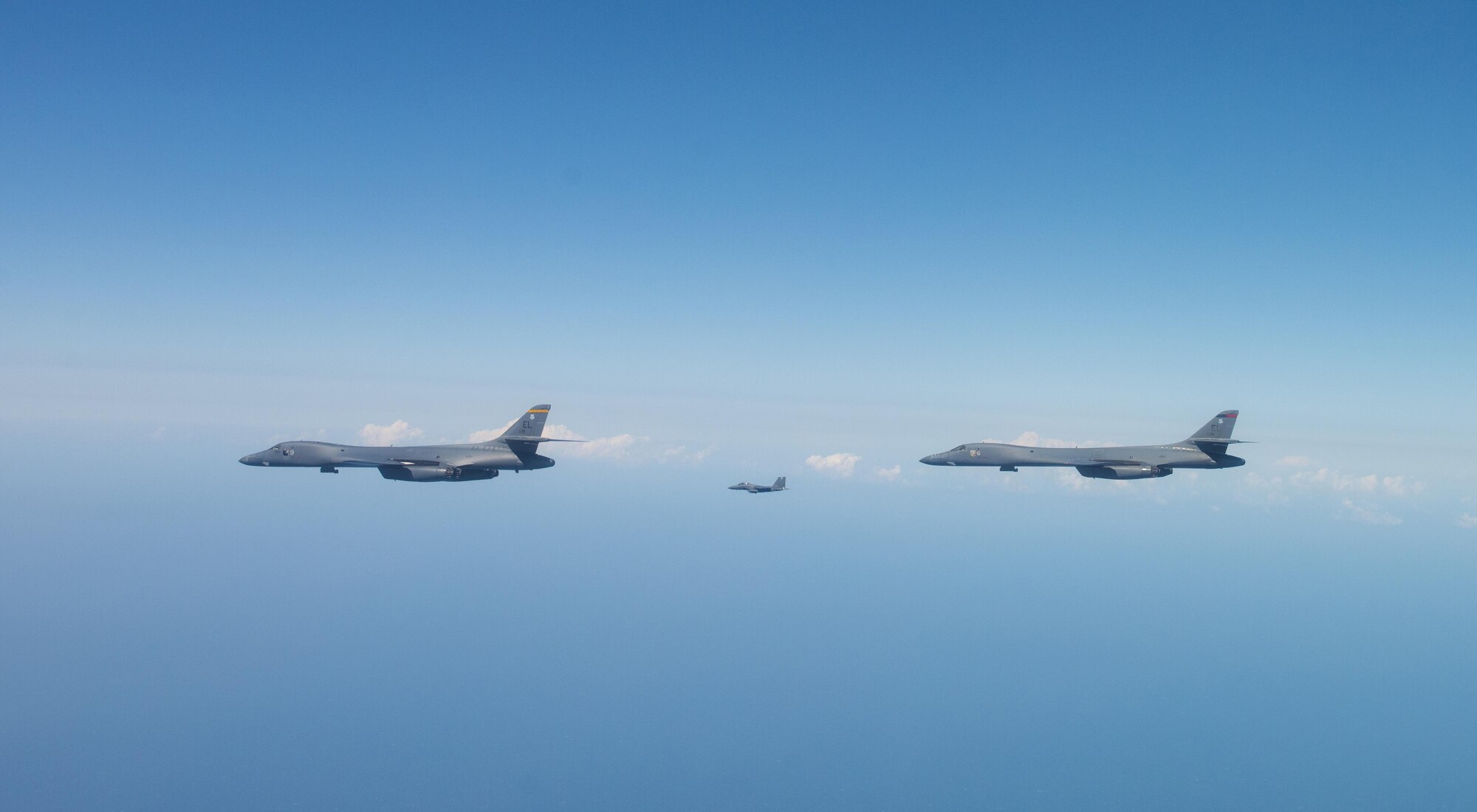 U.S. Air Force, U. S. Marine Corps, Japan Air Defense Force and Republic of Korea Air Force conduct show of force