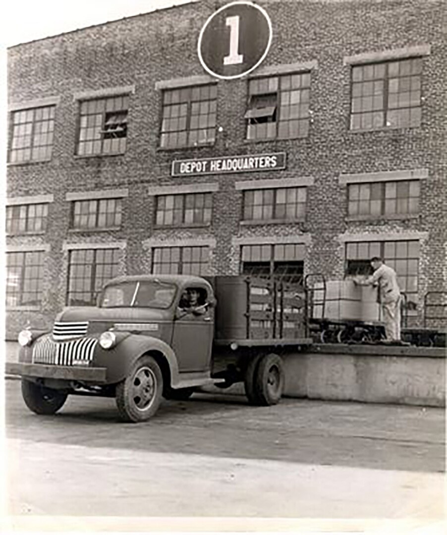 New Cumberland, Pennsylvania, Warehouse #1, Depot Headquarters from 1918-1952.