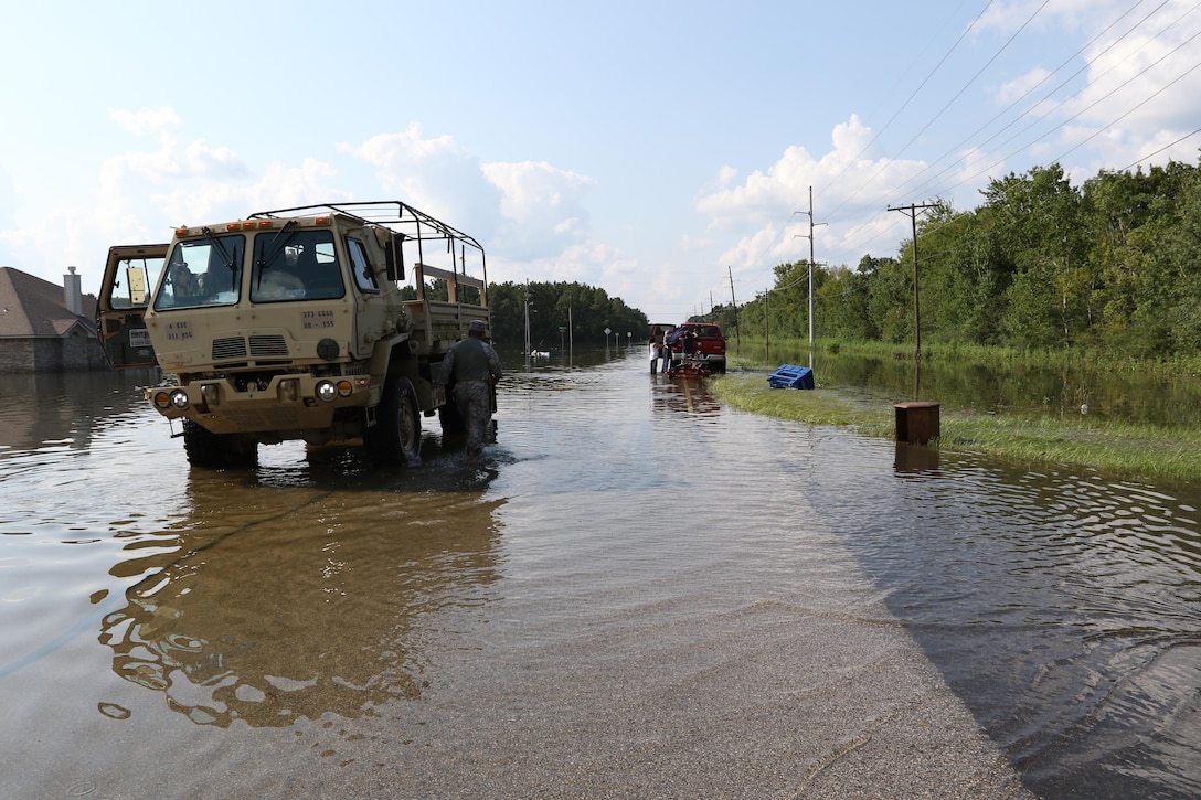 373rd CSSB Conducts High Water Rescue Missions