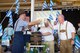 Col. Houston Cantwell,  49th Wing commander (left), and Col. Stephan Breidenbach, commander of the German Air Force Flying Training Center (right), make a toast at the 21st annual Oktoberfest at Holloman Air Force Base, N.M. Aug. 26, 2017. The GAF has hosted this annual event at Holloman since 1996 with this one being their last. (U.S. Air Force photo by SSgt. Warren D. Spearman)