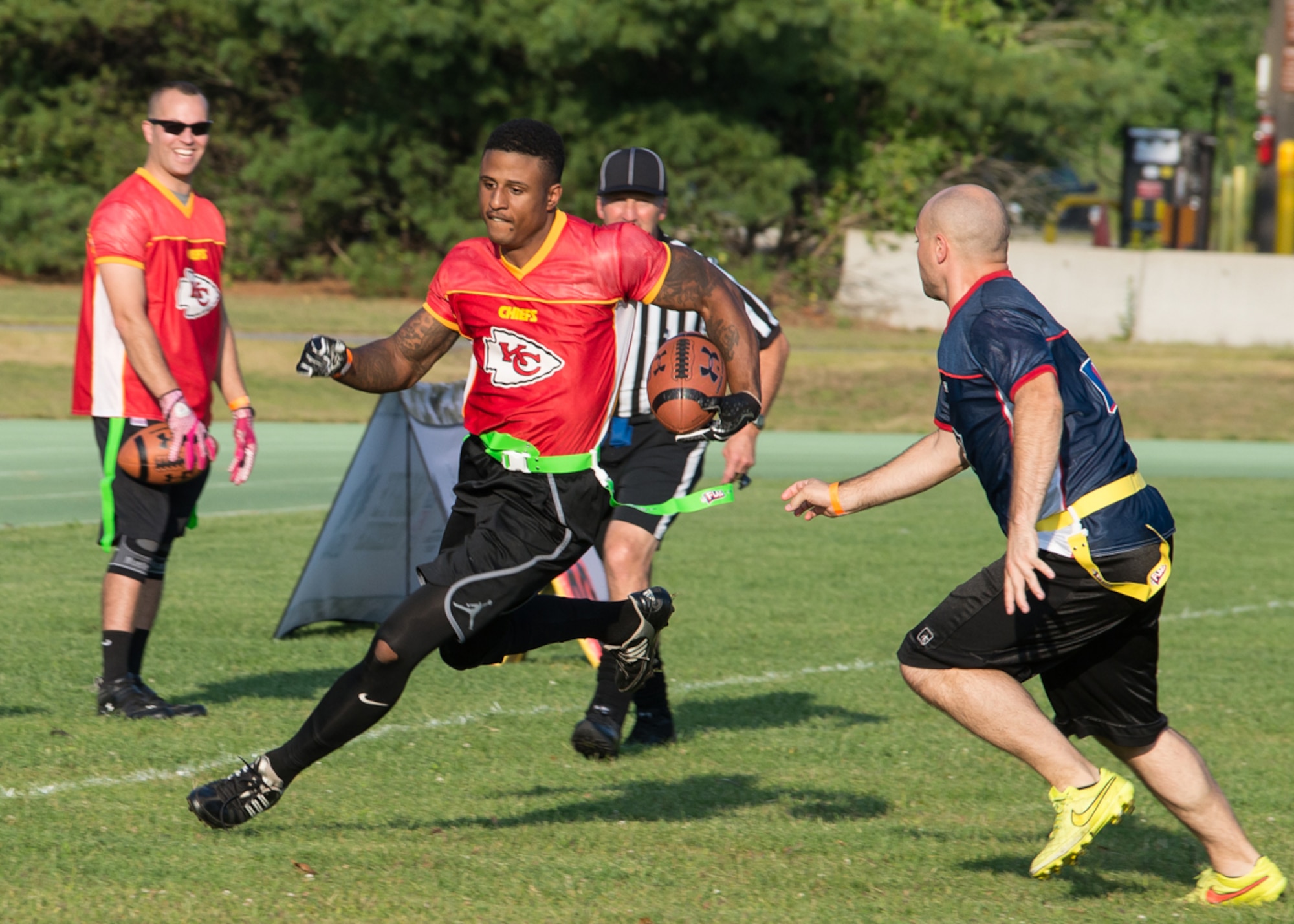 Flag Football Game help at Hanscom AFB