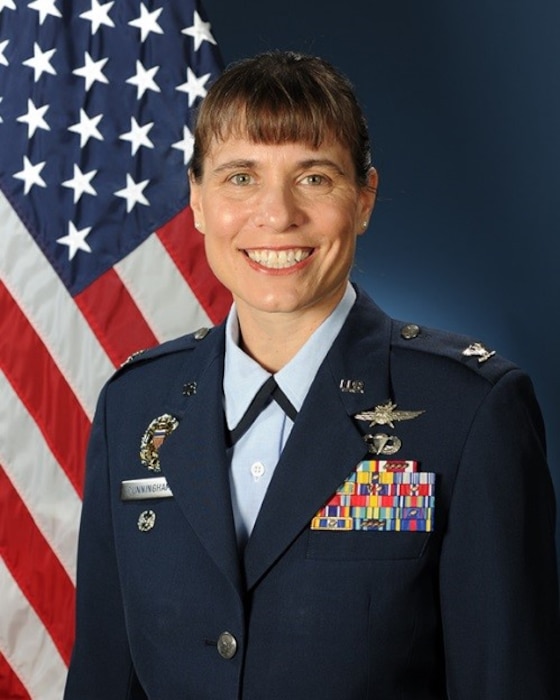 Colonel Melissa Cunningham is the Vice Commander, 688th Cyberspace Wing, Joint Base San Antonio-Lackland, Texas