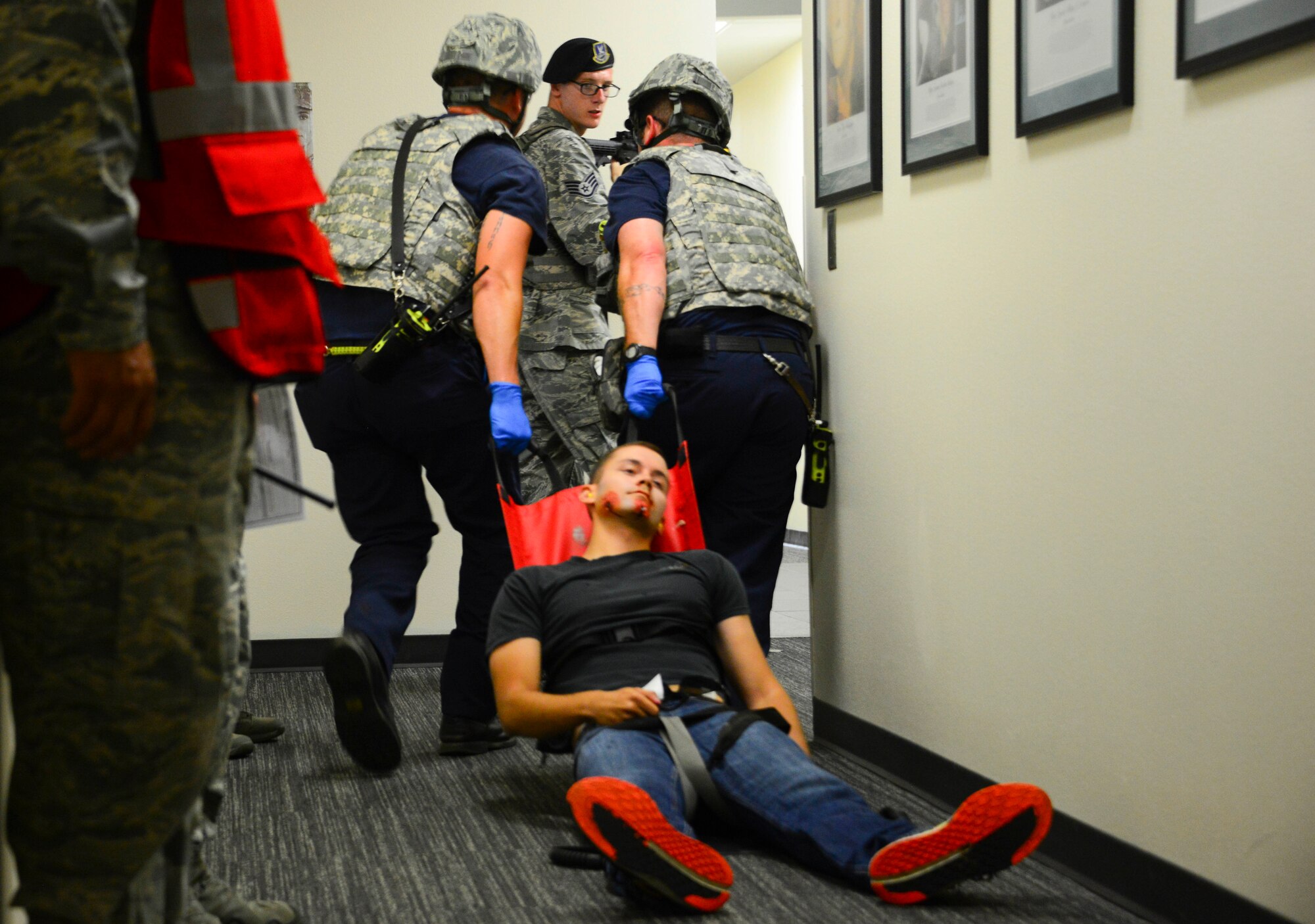 Run, hide, fight – Fairchild conducts active shooter exercise