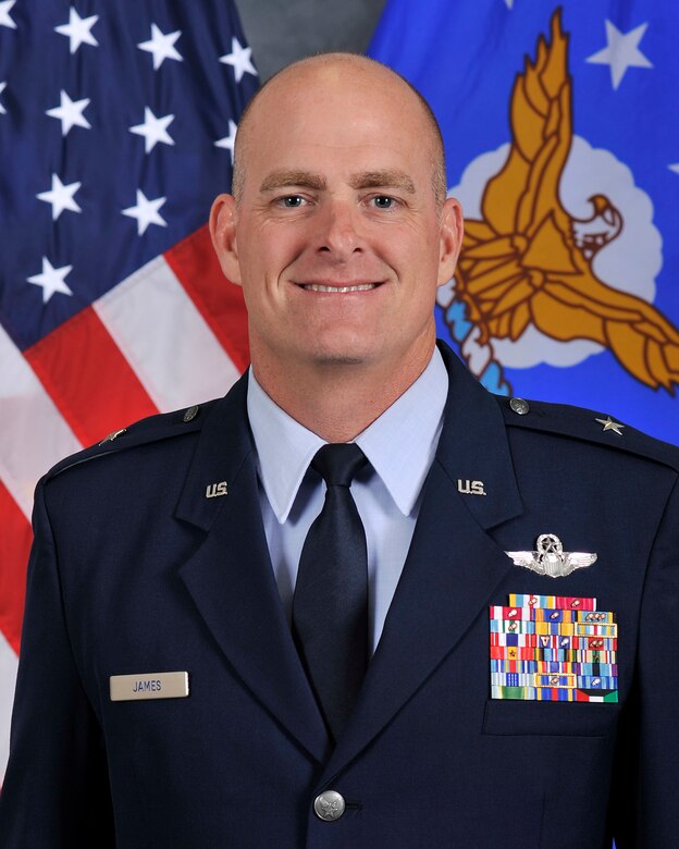 BRIGADIER GENERAL DARREN V. JAMES > U.S. Air Force > Biography Display