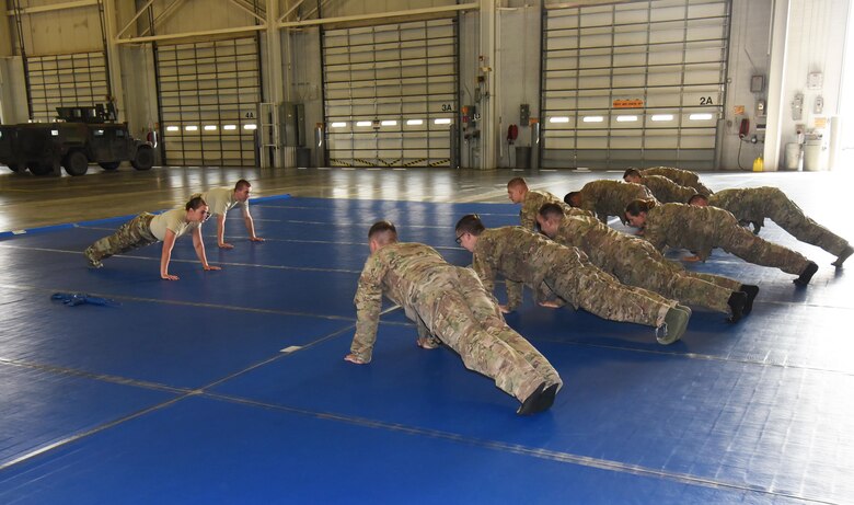 Members of the 90th Security Forces Group participated in their annual combative training here, Sept. 5.