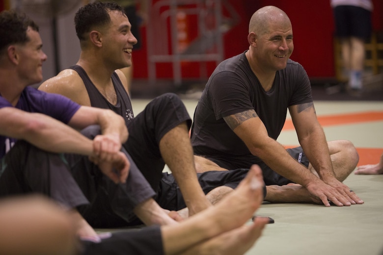 marine rest during mma clinic