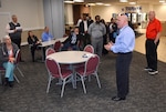 Defense Logistics Agency Installation Support at Richmond Installation Emergency Manager William Bullock advises employees on safety strategies during the annual tornado drill held March 21, 2017 at Defense Supply Center Richmond, Virginia.