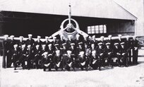 IMAGE: 5/31/1939
Naval Air Detail, (VX5D5)-Standing L-R: Leith, Getzy, Bauer, Hartfield, Lackey
K.C., Livezey, Myers, Anderson, Barren, Peterson, Guess, Greenwood, Brown, Morris, Richardson,
Plocher. Sitting L-R: Sandberg, Barnard, Muckleroy, Lambright, Hubiak, Lowe, Sager, Lt. Deam, Lt,
Teller QIC, Gerkin, Mr. Gimmel, Mr. Middlebrook, Beck, Whittemore, Asher, Shrelow. Kneeling L-R:
Snyder, Foster, Sherley, Harras, Lackey RE.
