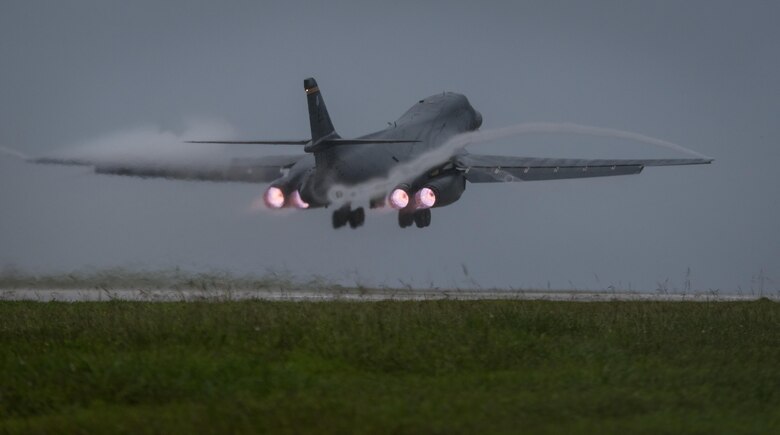 U.S. Air Force B-1B Lancers integrate with JASDF for training mission