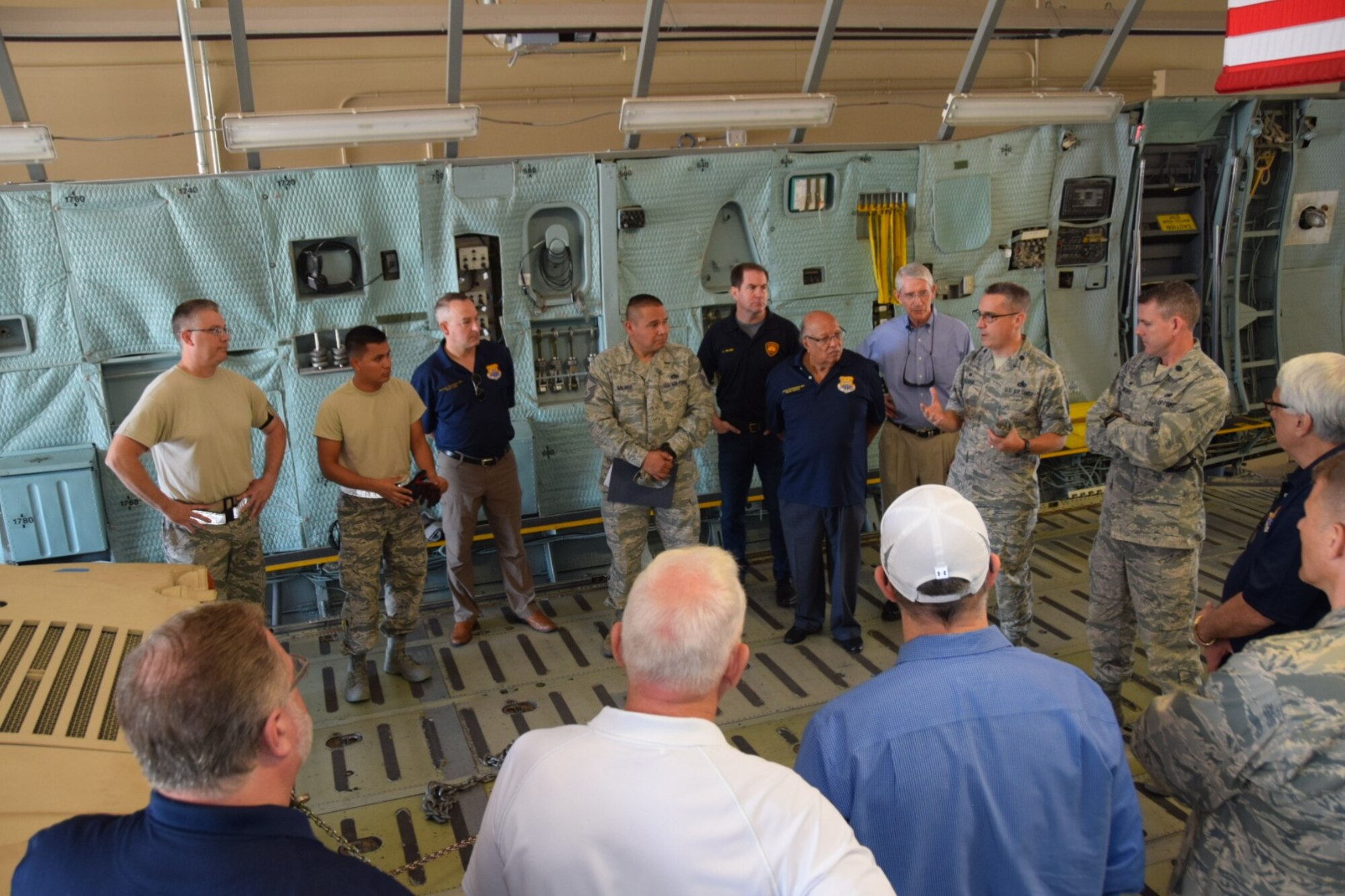 433rd Honorary Commanders visit 433rd Mission Support Group