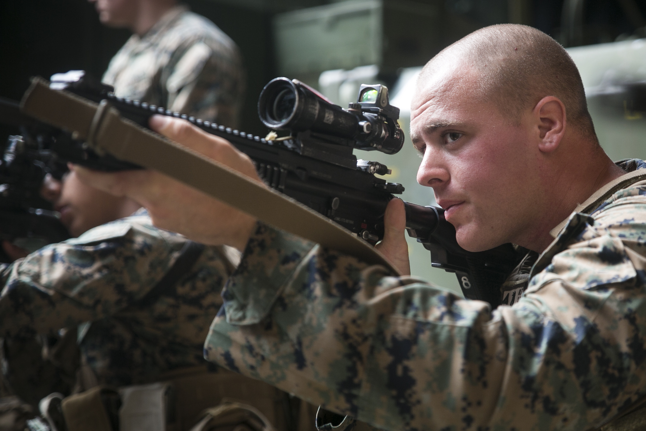 Blt 3 5 Marines Practice Close Quarters Tactics Movements