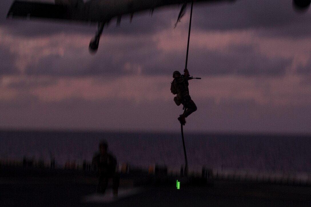 The 31st MEU partners with the Navy’s Amphibious Squadron 11 to form the amphibious component of the Bonhomme Richard Expeditionary Strike Group. The 31st MEU and PHIBRON 11 combine to provide a cohesive blue-green team capable of accomplishing a variety of missions across the Indo-Asia-Pacific region.