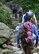 Members assigned to the 51st Civil Engineer Squadron Explosive Ordnance Disposal shop, walk up a trail during a Mountain Mobility Course at Bhukansan National Park, City of Seoul, Republic of Korea on August 30, 2017. The course allowed members to learn procedures and techniques that go into mountain climbing. (U.S. Air Force photo by Staff Sgt. Franklin R. Ramos/Released)