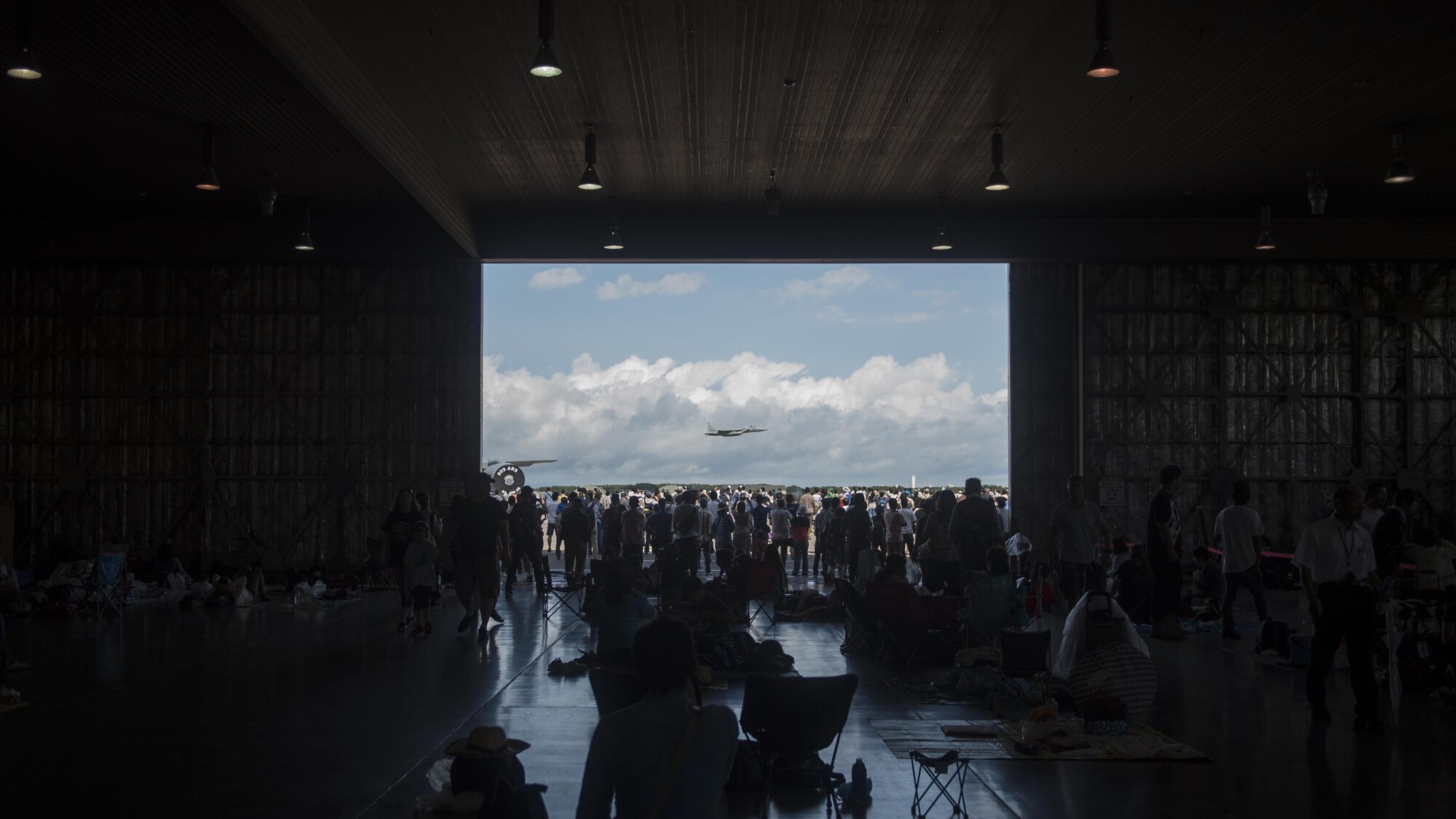 From a hangar