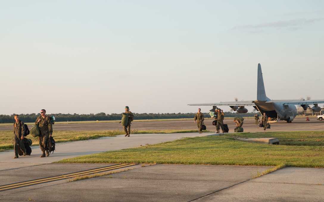Marines with HMLA-773 stage in New Orleans to provide support in wake of Hurricane Irma