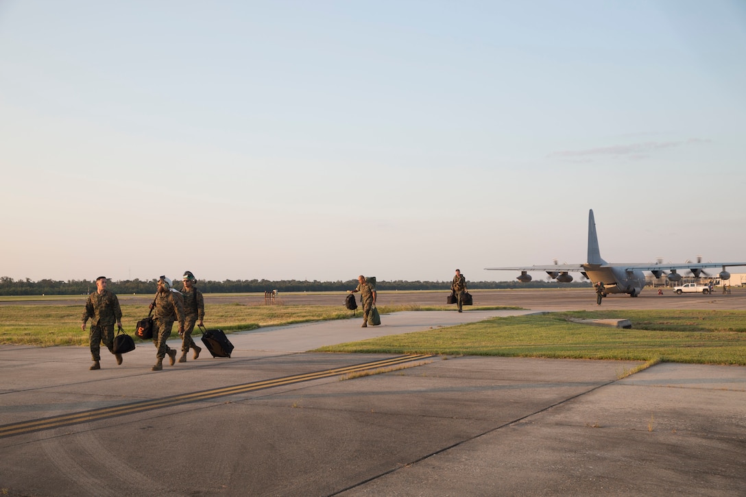 Marines with HMLA-773 stage in New Orleans to provide support in wake of Hurricane Irma