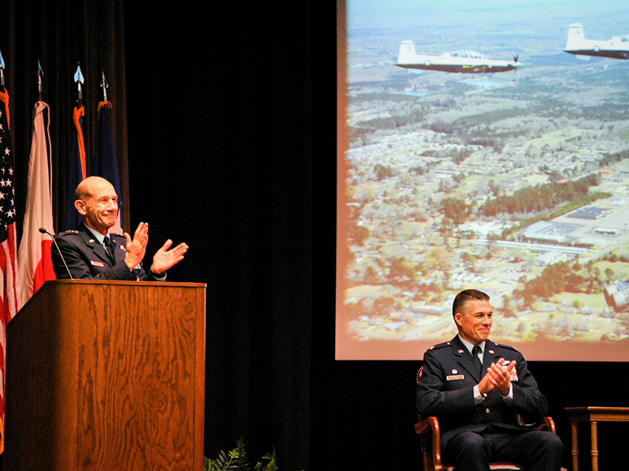 ACC Commander offers encouragement to newest AF aviators