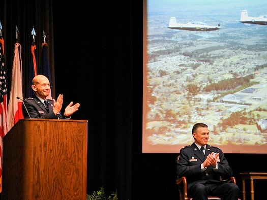 ACC Commander offers encouragement to newest AF aviators