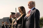 U.S. leaders render honors during 9/11 ceremony.