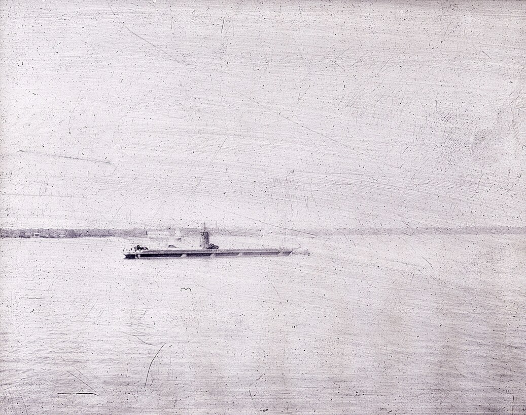 IMAGE: 9/11/1945
Barge in River