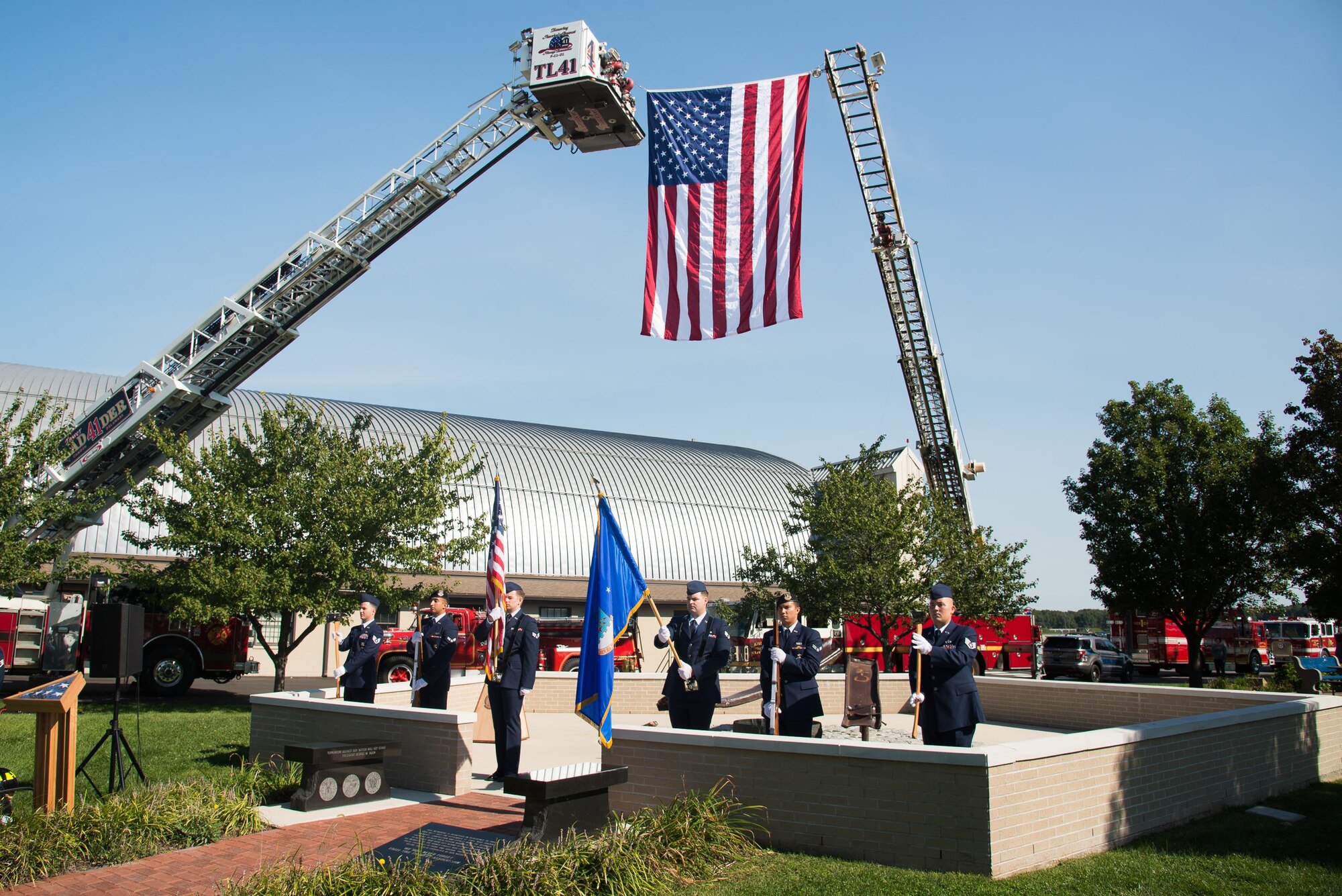 The 16th Anniversary 9/11 Memorial Service Sept. 11, 2017, at the Air Mobility Command Museum on Dover AFB, Del.