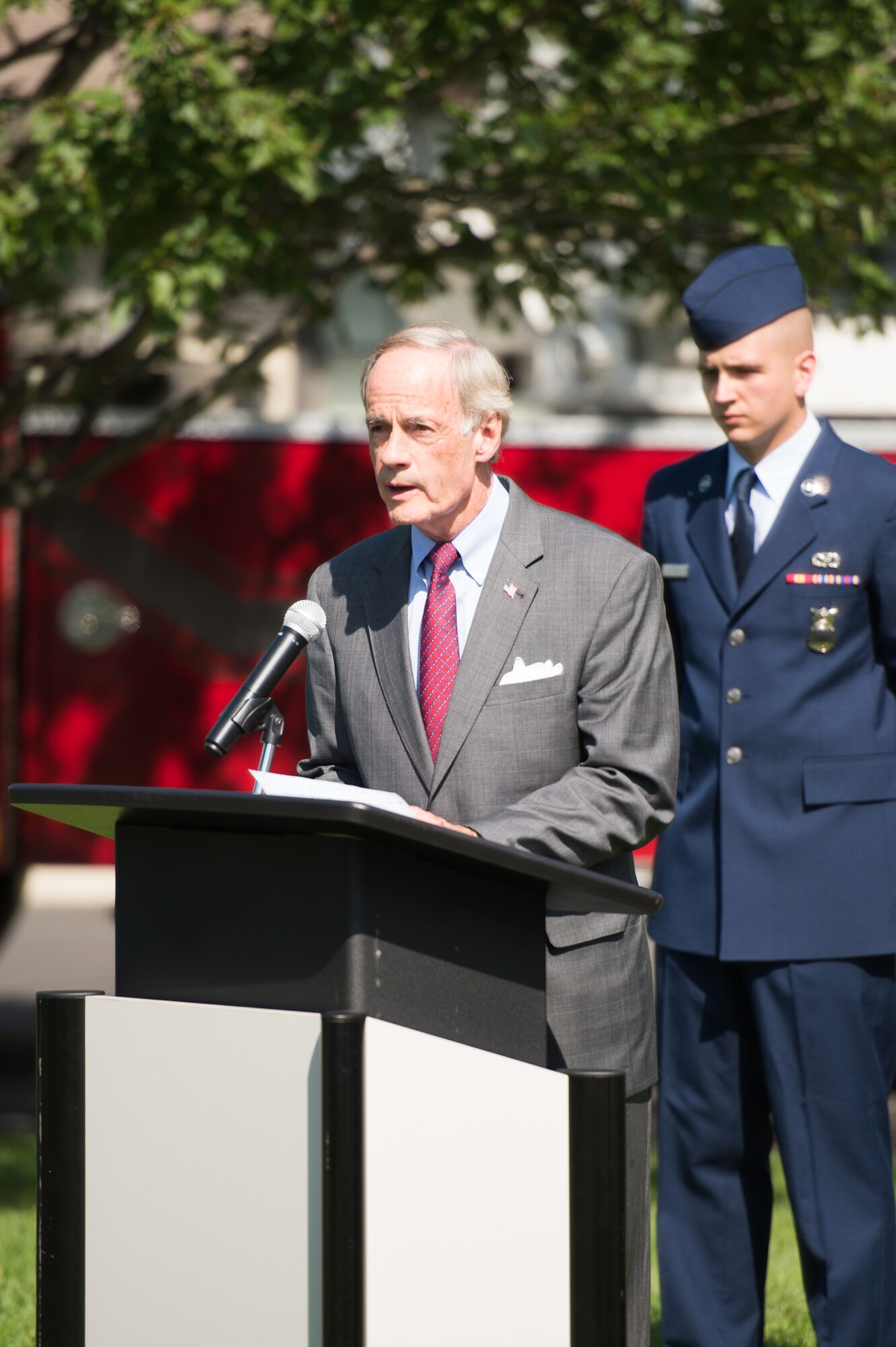 The 16th Anniversary 9/11 Memorial Service Sept. 11, 2017, at the Air Mobility Command Museum on Dover AFB, Del.