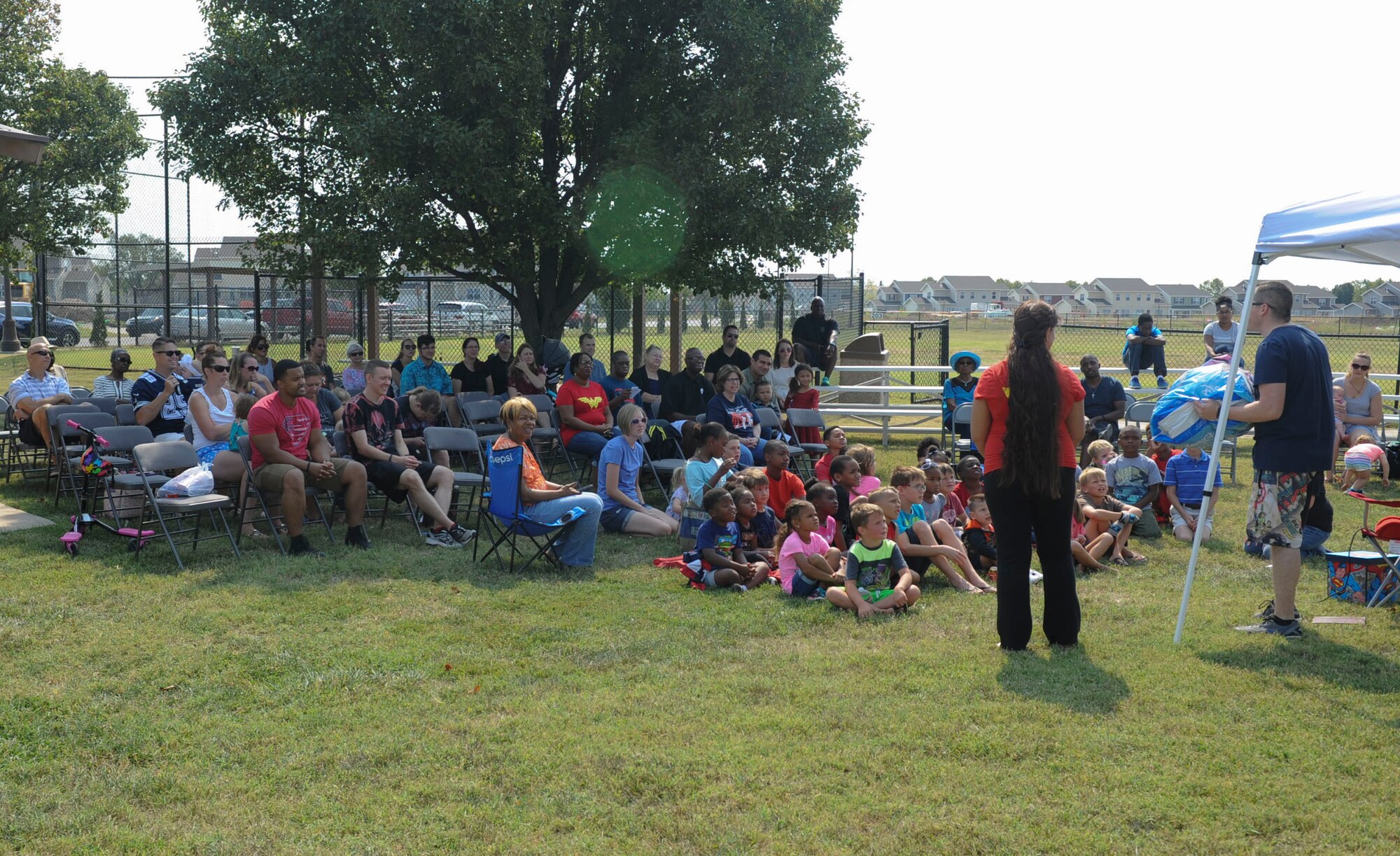 Chapel host lawn service, picnic
