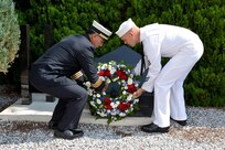9/11 Memorial - Ronald Reagan Holds Patriot Day, POW/MIA Observance