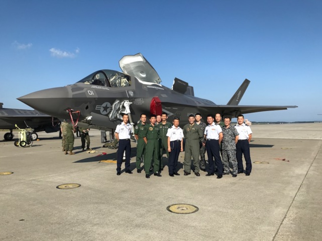This [past]weekend VMFA-121 sent two aircraft and 20 maintainers to the Misawa Air Fest.  This was an outstanding opportunity to continue to expand our ability to deploy the F-35 in theater for small training detachments, to engage with Japanese citizens, foster relationships with Navy and USAF units that we will fight with in the future, and give our Marines an opportunity to see more of Japan and interact with their counterparts in other services.