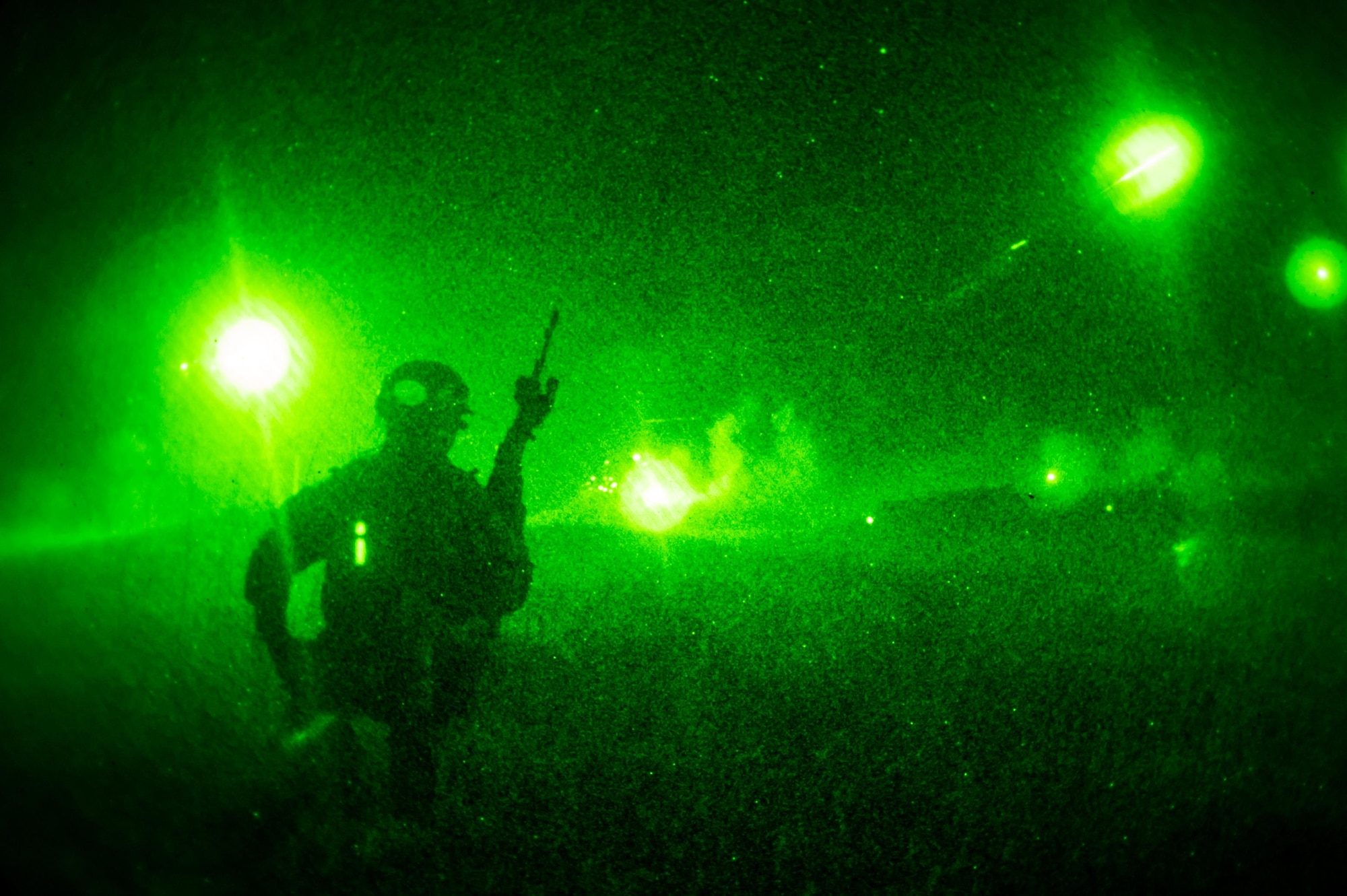 A Polish paratrooper with the 18th Airborne Battalion reloads his weapon during a live-fire exercise while training at Northern Strike 17 at Camp Grayling, Mich., Aug. 8, 2017. Tactical air control party specialists with the 146th Air Support Operations Squadron, Oklahoma City, provided close air support during the integrated scenario. (U.S. Air National Guard photo by Senior Airman Tyler Woodward)