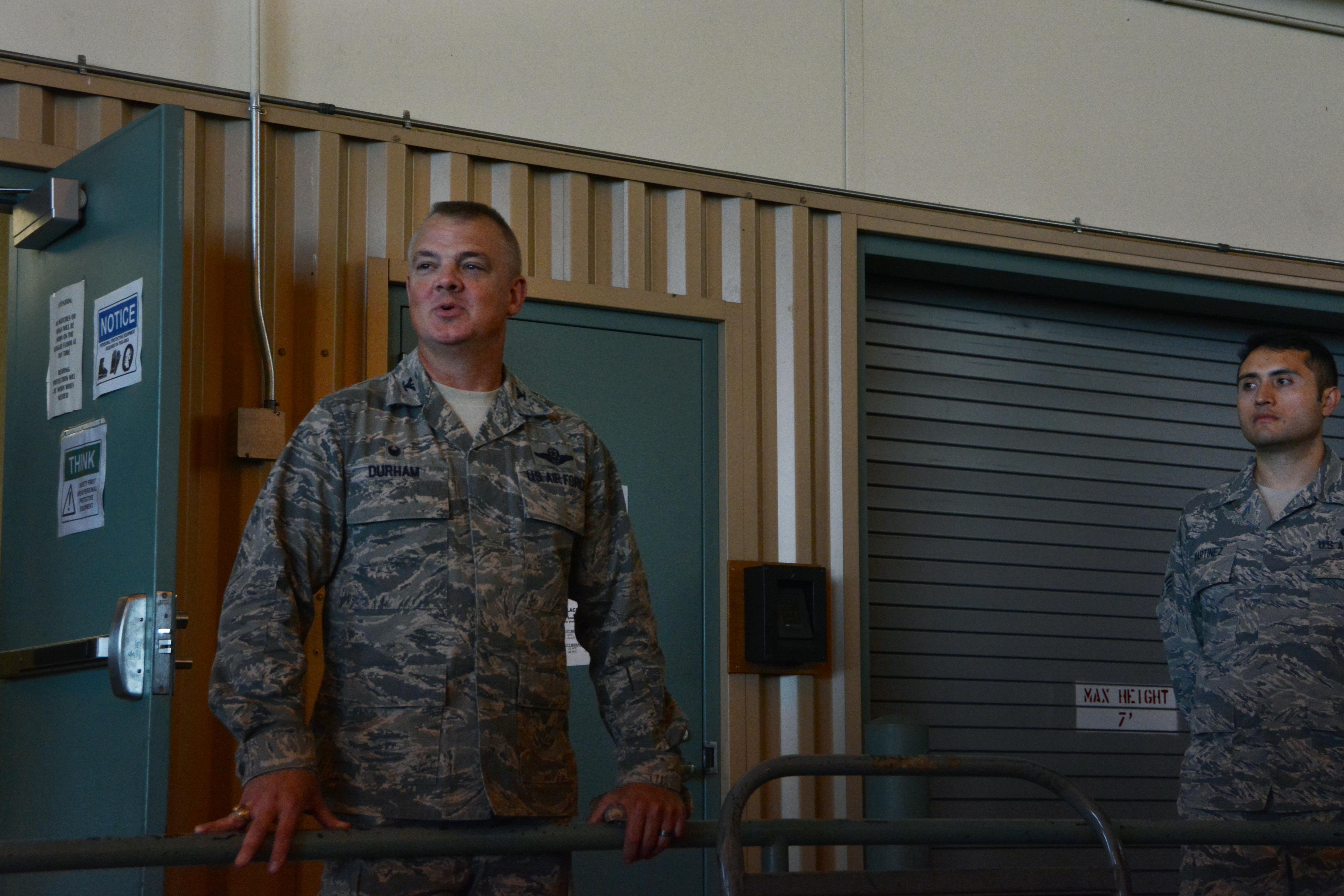 Westover ARB Wing Commander addresses deployers