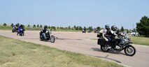 Motorcycles; mentors embark on end-of-season ride
