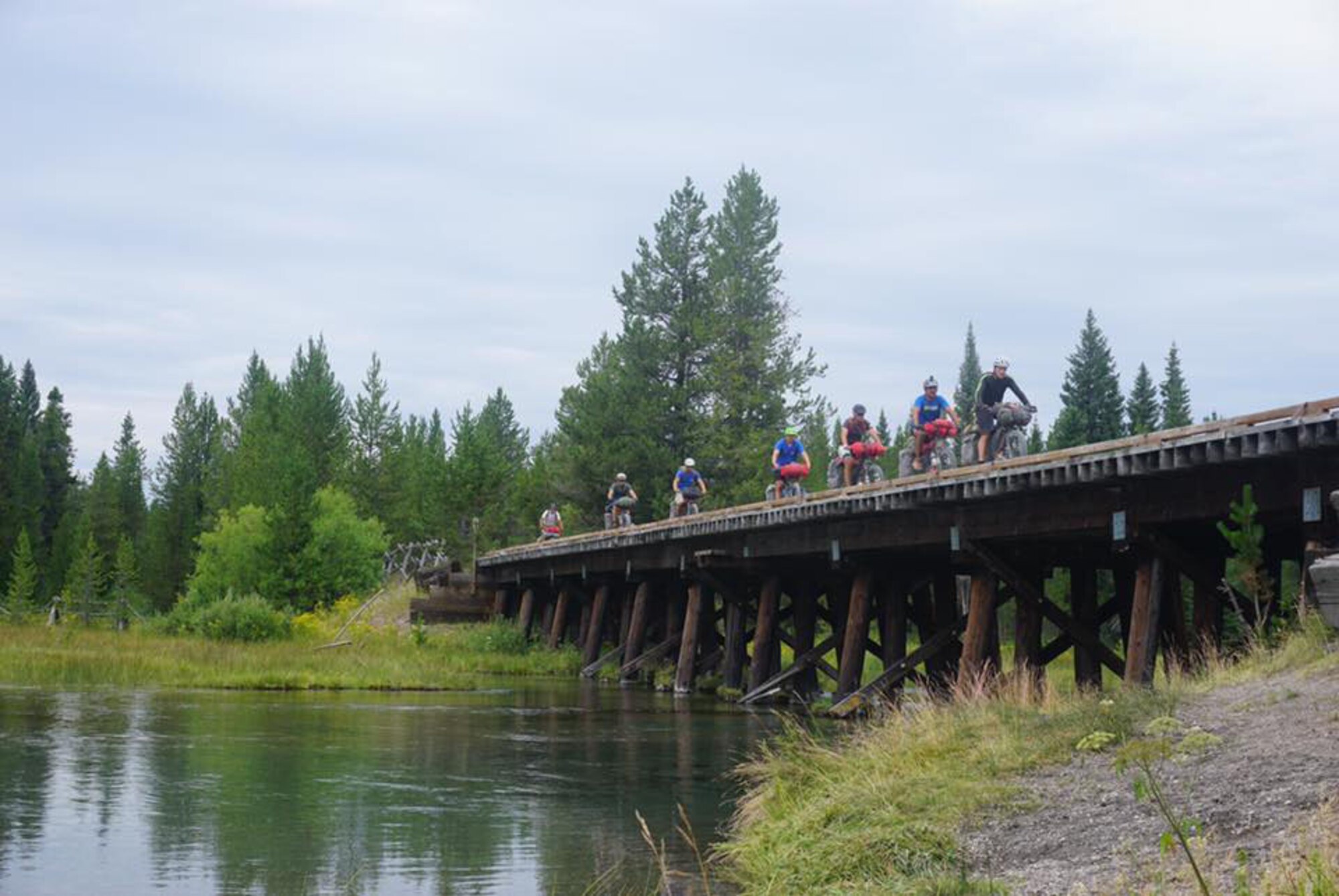 Royal Air Force Regiment bikes across North America