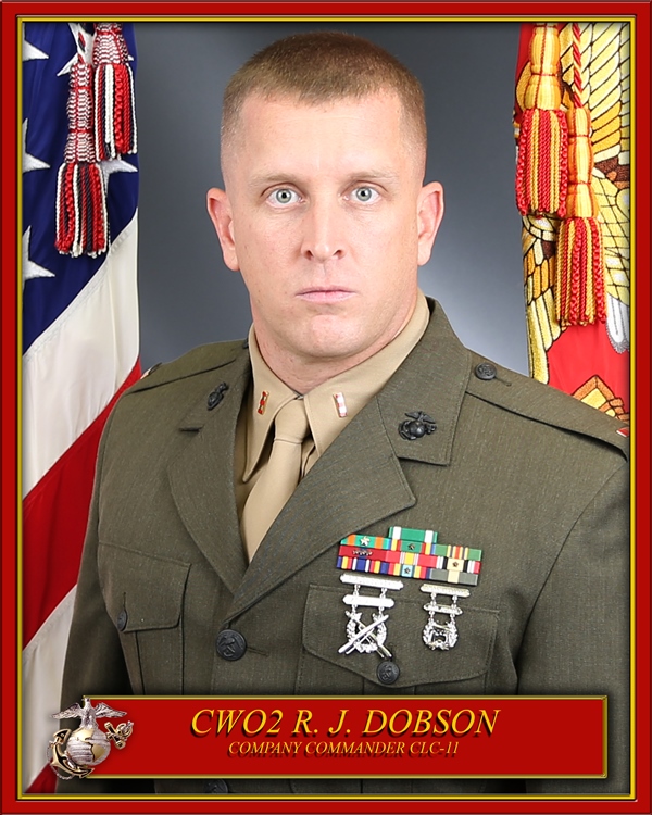 CWO2 R.J. Dobson > 1st Marine Logistics Group > Leaders
